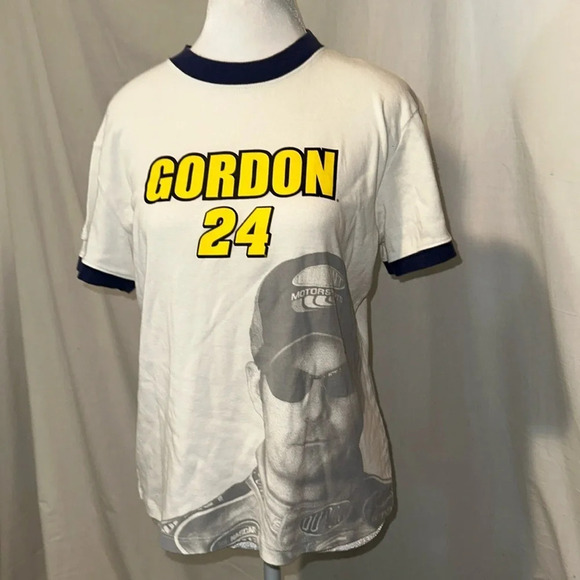Chase Authentics Tops - Chase Authentics for women NASCAR Jeff Gordon ringer tshirt size large